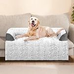 blunique Faux Fur Dog Couch Bed for