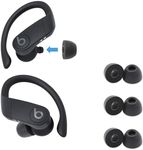 Comply Foam Premium Earphone Tips - Sport Pro for Beats by Dre BeatsX, Powerbeats 2 & 3, Tour 2 & 2.0 (Black, Small, 3-Pairs)