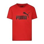 PUMA Boys' No. 1 Logo T-Shirt, Red,