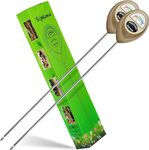 Suplong Soil Moisture Meter, 2 Pack Plant Water Meter Long Probe Deep Use, Soil Moisture Meter for Indoor Plants,Flower,Garden, Farm (Gold)