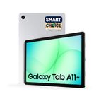 Samsung Galaxy Tab A11+ [Smartchoice], 27.82 cm (11 inch) Display, 8 GB RAM, 256 GB Storage, 90Hz Refresh Rate, AI with Google Gemini, Dolby Atmos, Quad Speakers, Wi-Fi + 5G Tablet, Silver