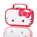 Akutoer Leather Cosmetic Bag, Ki-tty, Kawaii