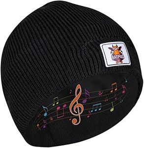 Wireless Bluetooth Beanie, Unisex Outdoor Sport Knit Hat with Stereo Speakers & Microphone Music Calls skull cap beanies for men boys teens women girls headphones headband Music knitted skully running