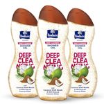 Parachute Advansed Deep Cleansing Shower Gel, Gentle Daily Exfoliation with Coconut Shell Beads and Coconut Water | 100% Soap Free, Paraben Free Dermat tested| 750ml, Pack of 3