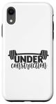 iPhone XR Under Construction Funny Bodybuilding Fitness Workout Case