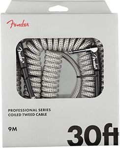 Fender©Professional Series Coil Cable - 30FT (9m) - White Tweed, 0990823023
