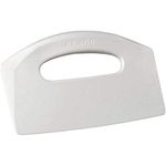 Remco 69605 White Polypropylene Stiff Bench Scraper, Injection Molded Blade, 5" L x 8.5" W, 1 Piece