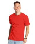 Hanes Unisex Beefy-T T-Shirt Poppy Red