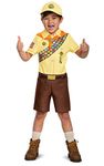 Russell from Up Costume, Disney Pixar Movie Inspired Character Outfit for Kids, Classic Child Size Small (4-6) Brown