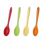 4 Pieces Silicone Spoons for Cookin