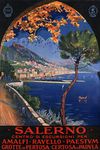 Salerno Italy Amalfi Coast Ocean Resort Vintage Travel Cool Wall Decor Art Print Poster 16x24