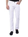 Ben Martin Men's Regular Fit Stylish Stretchable 32 Size White Casusal Denim Jeans Pant for Men, JJ3-9