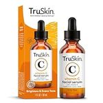 TruSkin Vitamin C Serum – Anti Aging Facial Serum with Vitamin C, Hyaluronic Acid, Vitamin E & More – Brightening Serum for Dark Spots, Even Skin Tone, Eye Area, Fine Lines & Wrinkles, 1 fl oz