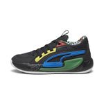 Puma Unisex-Adult Court Rider Chaos Trash Talk Black-Pele Yellow-Archive Green-Racing Blue-White Basketball Shoe - 7 UK (37913701)