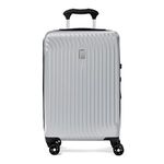 Travelpro Maxlite Air Hardside Expandable Luggage, 8 Spinner Wheels, Lightweight Hard Shell Polycarbonate, Checked-Large 28-Inch, Metallic Silver