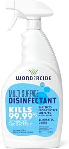 Wondercide - Multi-Surface Disinfectant Spray - Kills 99.99% Viruses & Bacteria - Fragrance Free Cleaner with Hypochlorous Acid for Home, Kitchen, Pet Areas - 32 fl oz