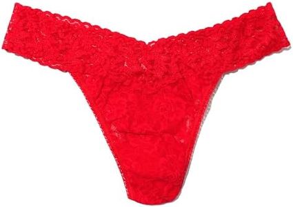 hanky panky, Signature Lace Original Rise Thong, One Size (4-14), Red
