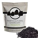 Horticultural Charcoal by Perfect Plants -4qts of Plant Charcoal - Naturally Cleanses, Flushes Toxins and Excess Moisture from Containers and Terrariums