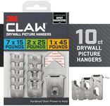 3M Claw Drywall Picture Hanger,Silv