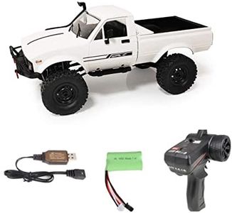 RC Crawler 1/16 RC Truck Remote Control Rock Crawler WPL C24-1, 4WD Off-Road with Headlight RC Car, Climbing Vehicle Speed Toys