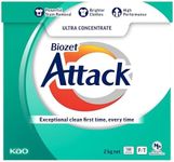 Biozet Attack Regular Laundry Powder Detergent, 2 kilograms