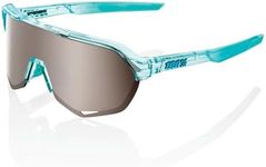 100% S2 Sport Performance Cycling Sunglasses (Polished Translucent Mint - HiPER Silver Mirror Lens)