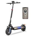 iScooter Electric Scooters Adult, iX3 Peak 1OOO Electric Scooter 10” Off-road Pneumatic Tubeless Tires with 4 Shock Absorbers, E Scooter Up to 40KM, 3 Speed Modes, LCD Display, Dual Braking System