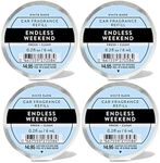 Bath and Body Works 4 Pack Endless Weekend Scentportable Fragrance Refill. 0.2 Oz.