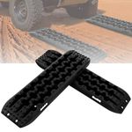 HOMFME Off Road Traction Boards, 10T Recovery Track Pads with Mounting Holes, 2PCS Heavy Duty Emergency Tire Traction Device for Offroad Sand Snow Mud