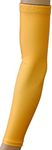 Sports Farm (Youth & Adult Solid Color Moisture Wicking Compression Arm Sleeve, Yellow, Adult Large