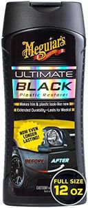 Meguiar's G15812 Ultimate Black Plastic Restorer - 12 oz.