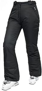 Trespass Lohan Pantaloni da sci, Donna, Nero, M