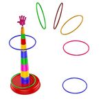 Toy Imagine� Shape Sorter Ring Toss Game for Ages 3 to Adults - Educational Toy for Kids with Shape Recognition and Hand-Eye Coordination