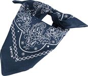 Levi's Men's Paisley Bandana Shawl, Blue (Navy Blue), One Size