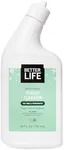 Better Life Toilet Bowl Cleaner - Tea Tree & Peppermint Scent Cleaning Gel - Liquid Bathroom Cleaners for Household - 24oz