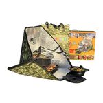 Sunflair Portable Solar Oven Deluxe (Camo) with Complete Cookware, Dehydrating Racks, and Thermometer