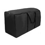 Garden Furniture Cushion Storage Bag 173x76x51cm Waterproof Anti-UV Heavy Duty Rip Proof 210D Oxford Fabric Christmas Tree Storage Bag Outdoor Garden Patio Cushion Cover Bags with Handle