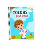 Toddler House - Colors busy book - Vibrant A5 Interactive Learning Book for Preschoolers | Parent-Child Bonding - Color Matching for Kids