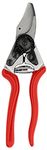 Felco Pruning Shears (F 16) - High Performance Swiss Made Left-Handed One-Hand Garden Pruner with Steel Blade