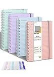 OWSC 4 Pack Lined Spiral Notebook, 