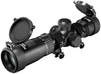 Cypress Outdoors Crossbow Scope 1.5-5x32 | Multi-Reticle | 250-425 FPS | Dual Color Illumination | 20-100 Yard Ballistic Optics