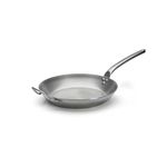 De Buyer 5130.32 Carbone Plus Round Frying Pan with Stainless Steel Cold Handle, 32 cm Diameter