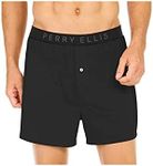 Perry Ellis Men's Luxe Solid Boxer 