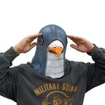 Pigeon Costume Bird Mask Animal Mask Pigeon Mask Head Mask Halloween Mask Party Costume Adult Funny mask