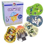 Ortopad® Bamboo Boys Eye Patches, 50/box (Regular Size, 4+ yrs) Racing Flames Pack