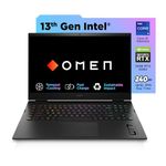 HP OMEN, 13th Gen Intel Core i9-13900HX, 12GB NVIDIA RTX 4080, 32GB DDR5, 1TB SSD, (Win 11, Office 21, Black, 2.76kg), 240Hz, 3MS, IPS, 17.3-inch (43.9cm) QHD Gaming Laptop, RGB Kb, ck2004TX