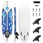 GYMAX Surfboard, 6' Body Board with
