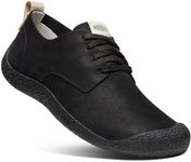 KEEN Men's Mosey Derby Low Height Casual Oxfords, Black/Black Leather, 10