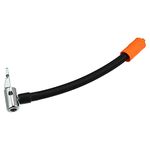 X AUTOHAUX 20cm Car Tire Inflator Extension Hose with Lock Chuck Adapter Tube