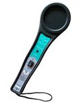 SIDDHI EQUIPMENTS Hand Held Metal Detector Model VALIDATOR S-15 (Black-Green) with LED Indicator for Malls, Airports, Hotels, Railway Stations, Banks